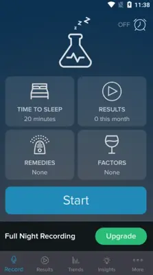 SnoreLab  Record Your Snoring android App screenshot 0