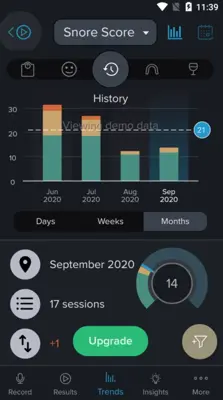 SnoreLab  Record Your Snoring android App screenshot 1